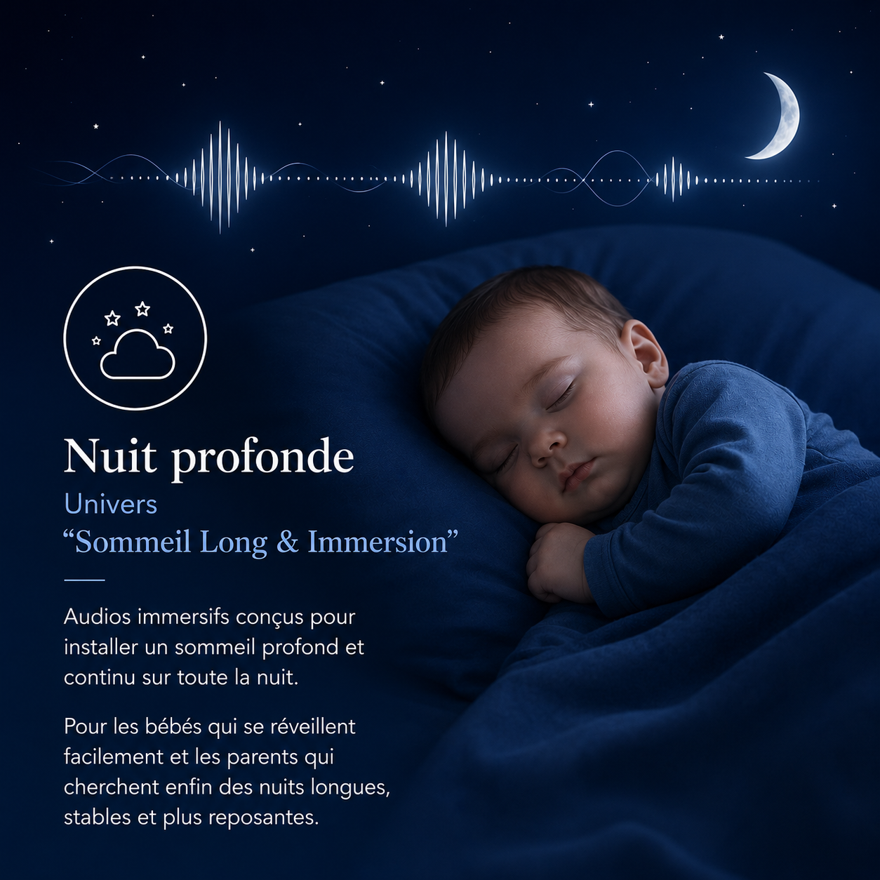 Nuit profonde — Univers “Sommeil Long & Immersion Image