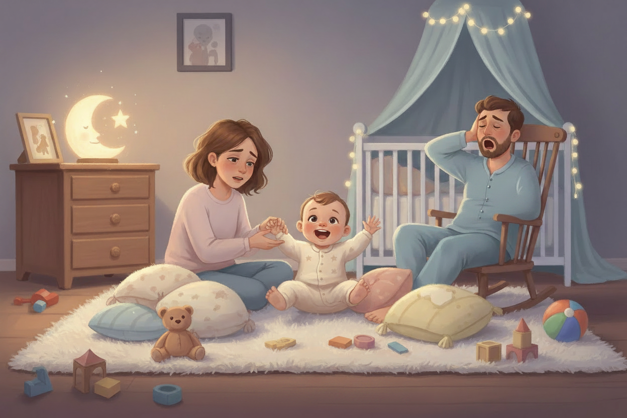 🧠 Bébé surexcité le soir Image