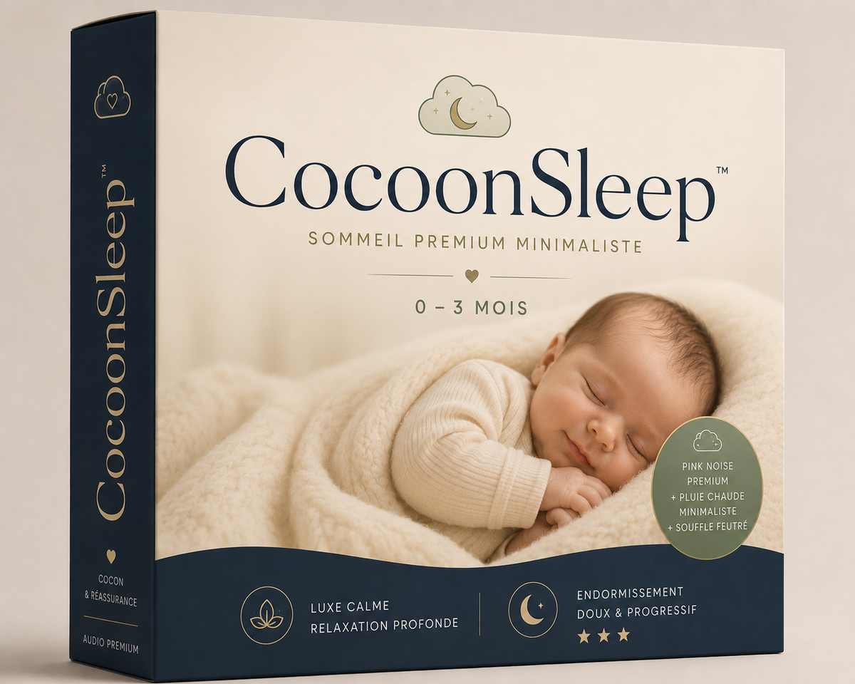 CocoonSleep™ Sommeil premium minimaliste