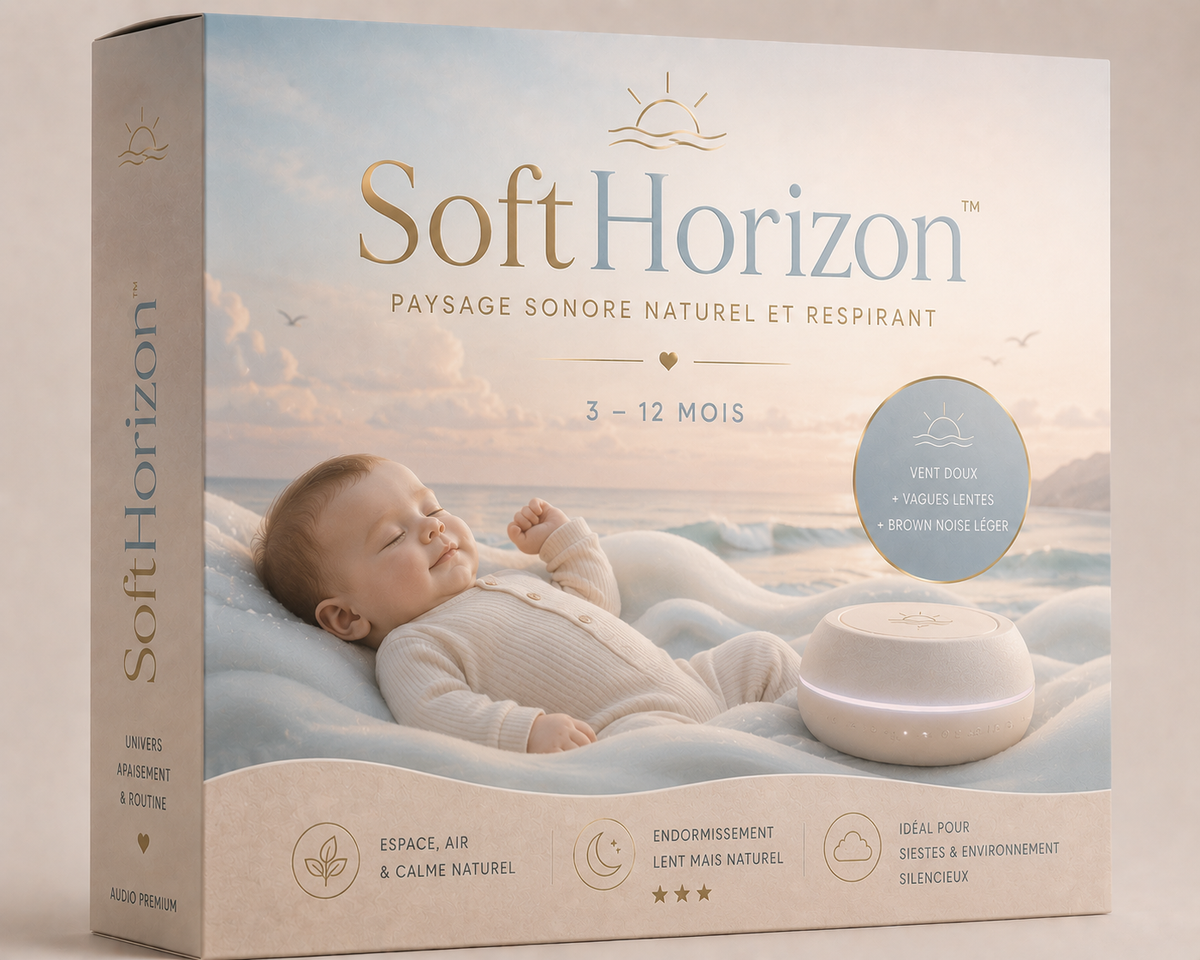 Soft Horizon Paysage sonore naturel & respirant • 3–12 mois