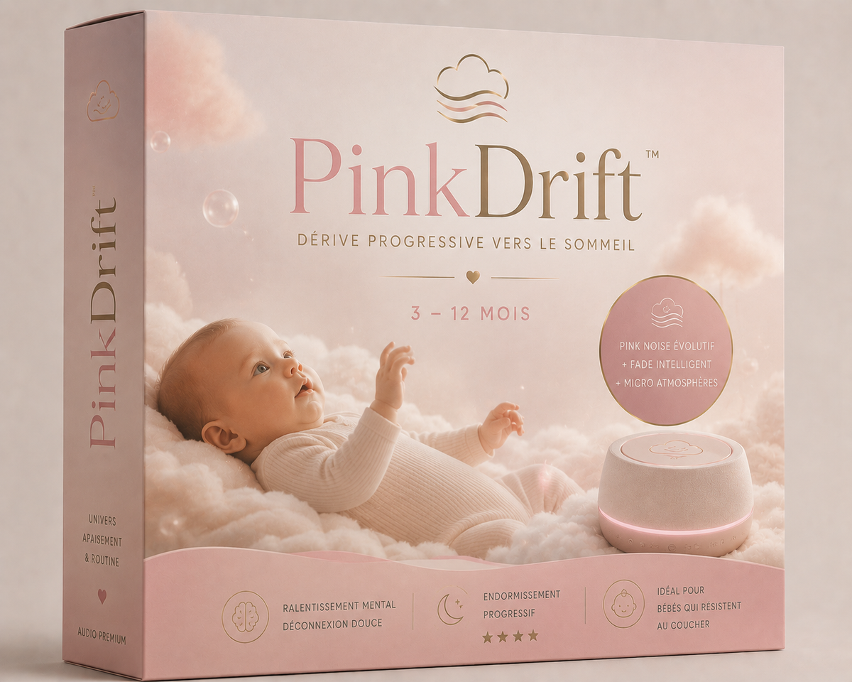 Pink Drift Dérive progressive vers le sommeil • 3–12 mois
