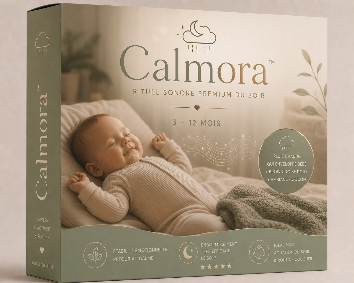 Calmora Rituel sonore premium du soir • 3–12 mois